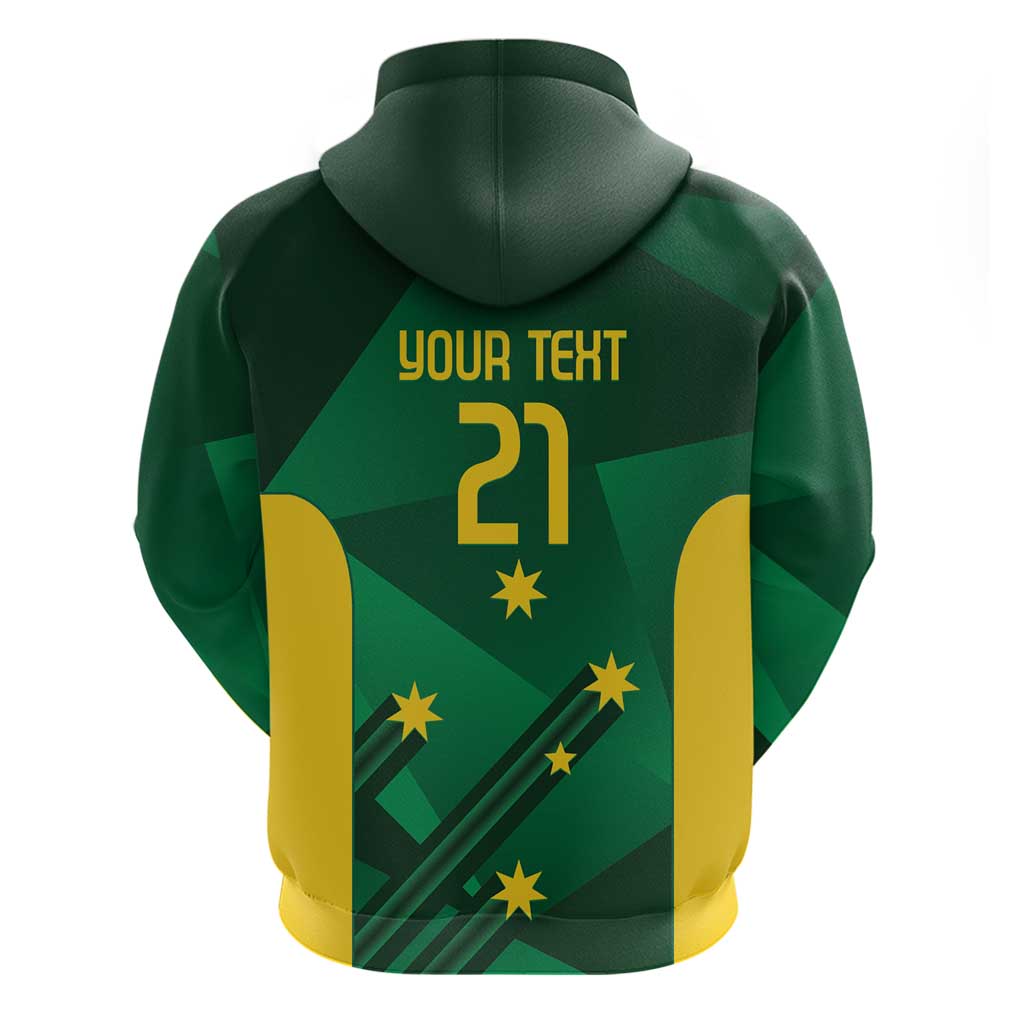 Australia Kangaroo Custom Hoodie Aussie National Color Sporty Pattern LT9 - Vibe Hoodie Shop