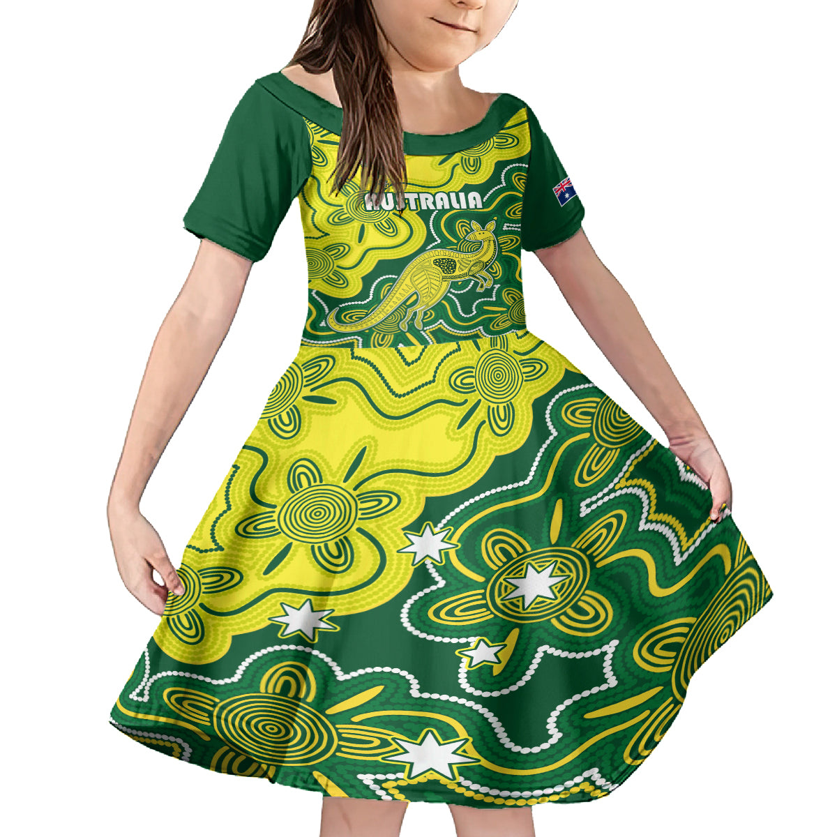 australia-cricket-family-matching-long-sleeve-bodycon-dress-and-hawaiian-shirt-go-aussie-world-cup-2023-aboriginal-style-unique