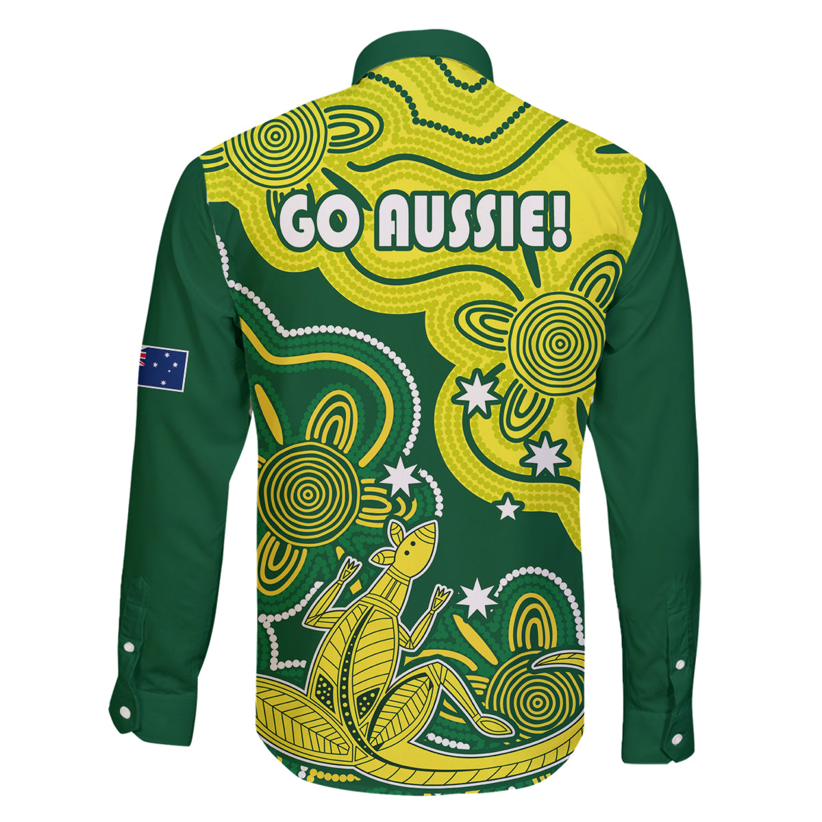 australia-cricket-family-matching-long-sleeve-bodycon-dress-and-hawaiian-shirt-go-aussie-world-cup-2023-aboriginal-style-unique