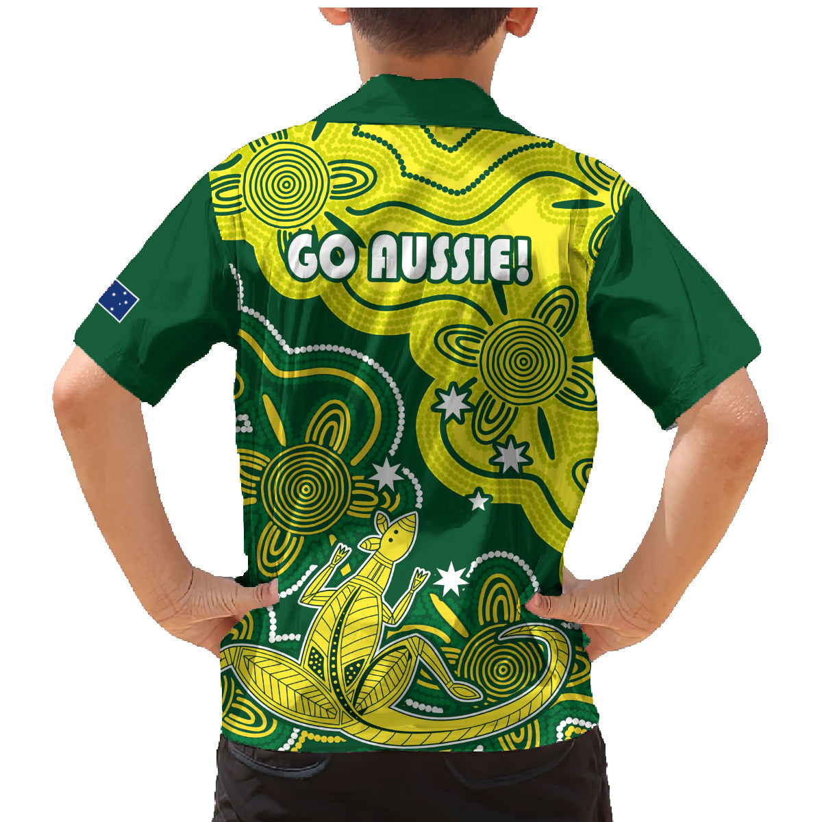 australia-cricket-family-matching-mermaid-dress-and-hawaiian-shirt-go-aussie-world-cup-2023-aboriginal-style-unique