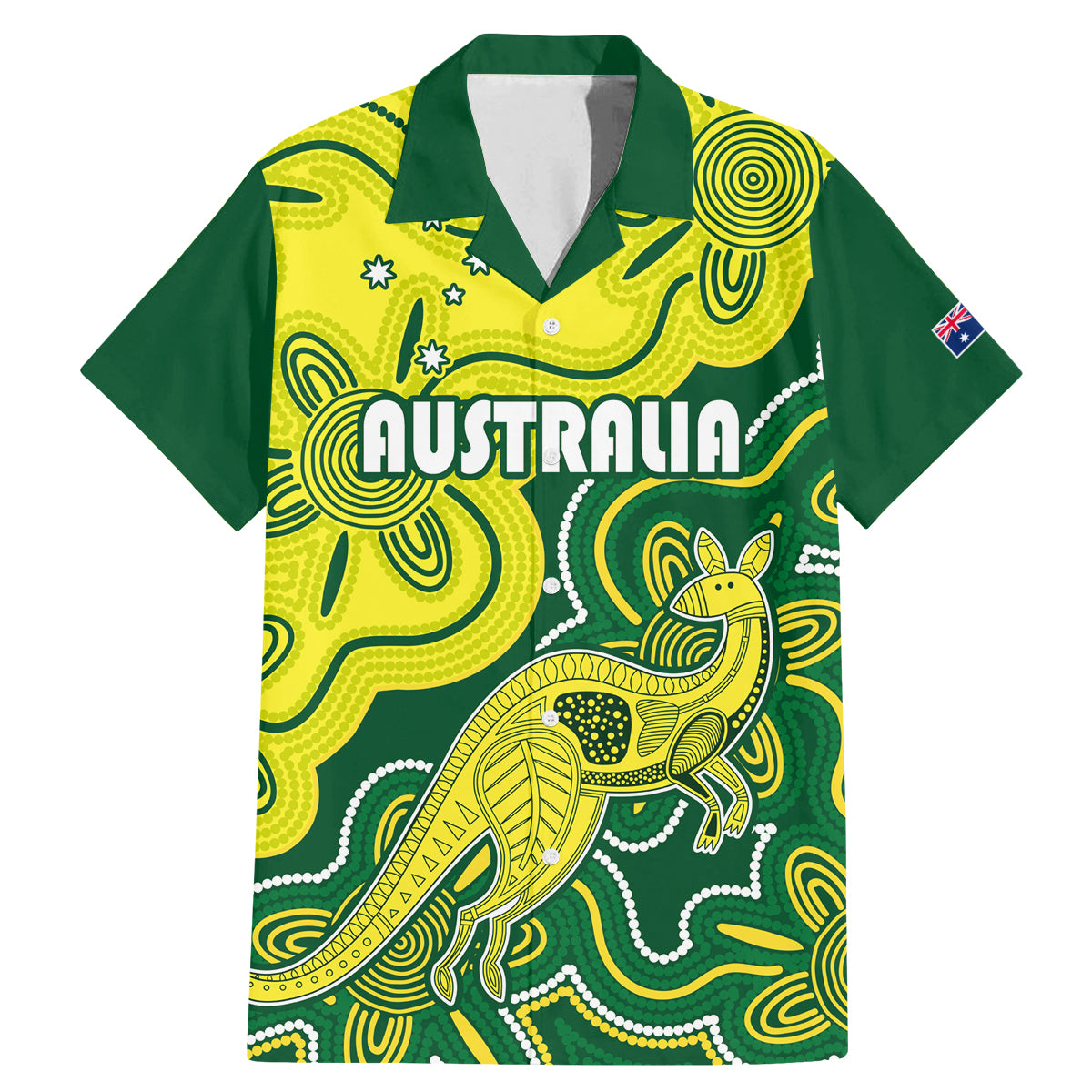 australia-cricket-family-matching-mermaid-dress-and-hawaiian-shirt-go-aussie-world-cup-2023-aboriginal-style-unique