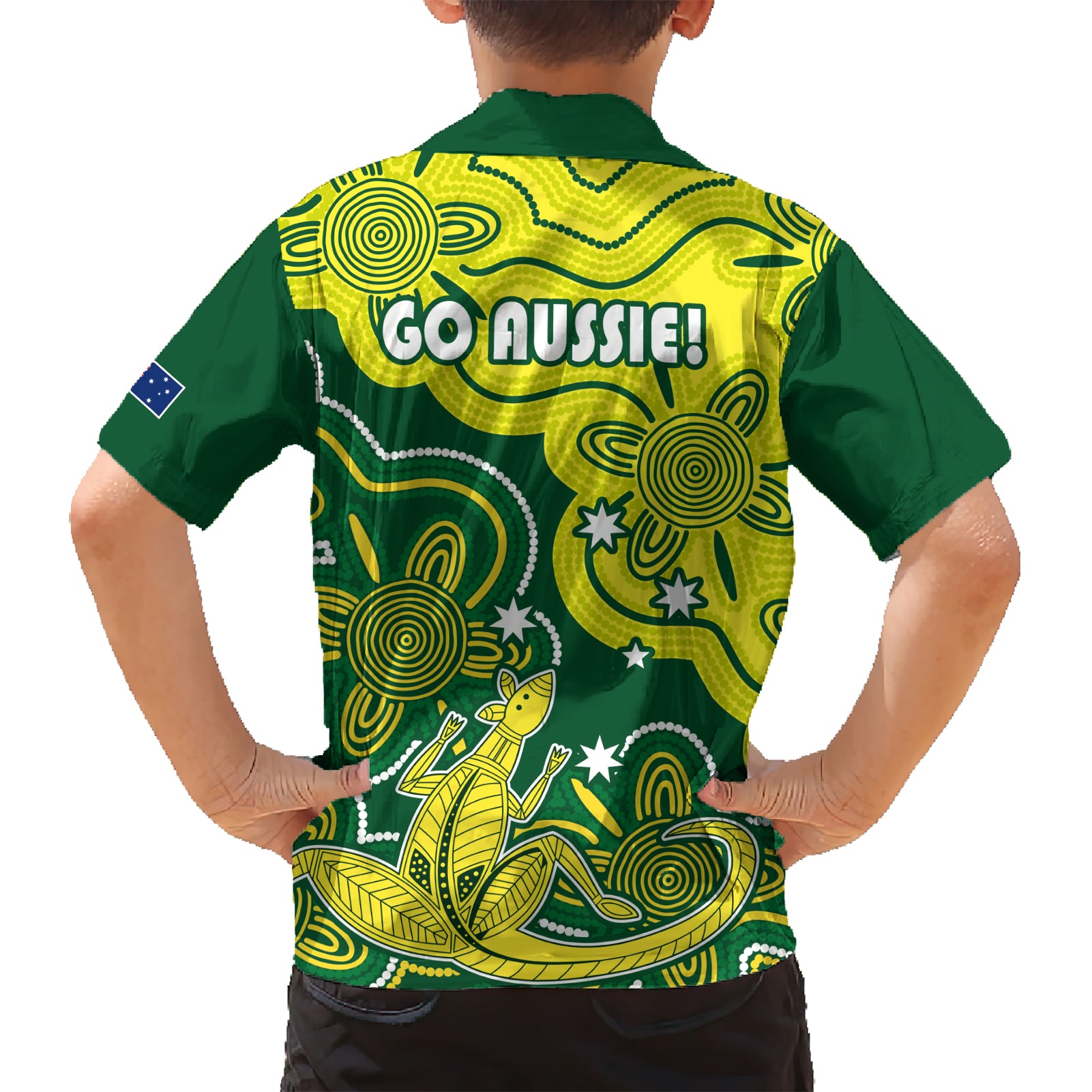 Australia Cricket Hawaiian Shirt Go Aussie World Cup 2023 Aboriginal Style Unique - Vibe Hoodie Shop