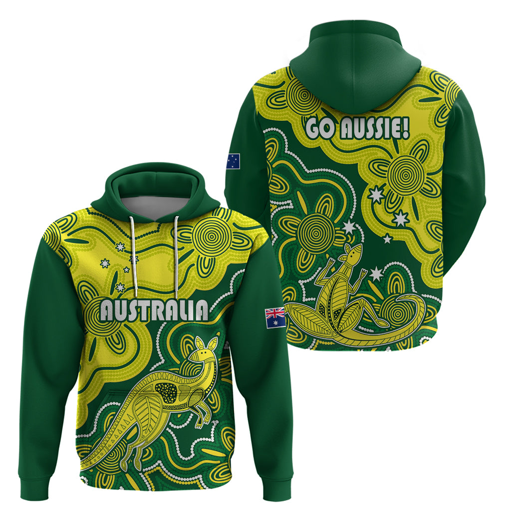 Australia Cricket Hoodie Go Aussie World Cup 2023 Aboriginal Style Unique LT9 - Vibe Hoodie Shop