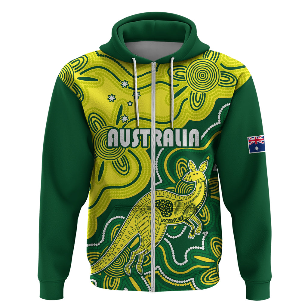 Australia Cricket Hoodie Go Aussie World Cup 2023 Aboriginal Style Unique LT9 - Vibe Hoodie Shop