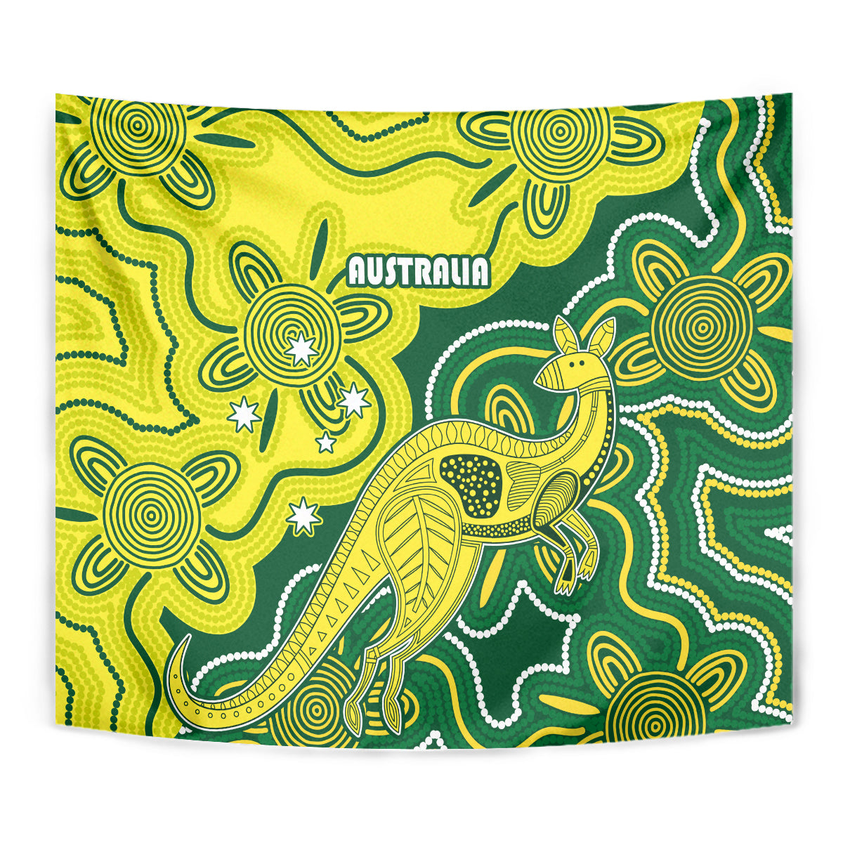 Australia Cricket Tapestry Go Aussie World Cup 2023 Aboriginal Style Unique - Vibe Hoodie Shop