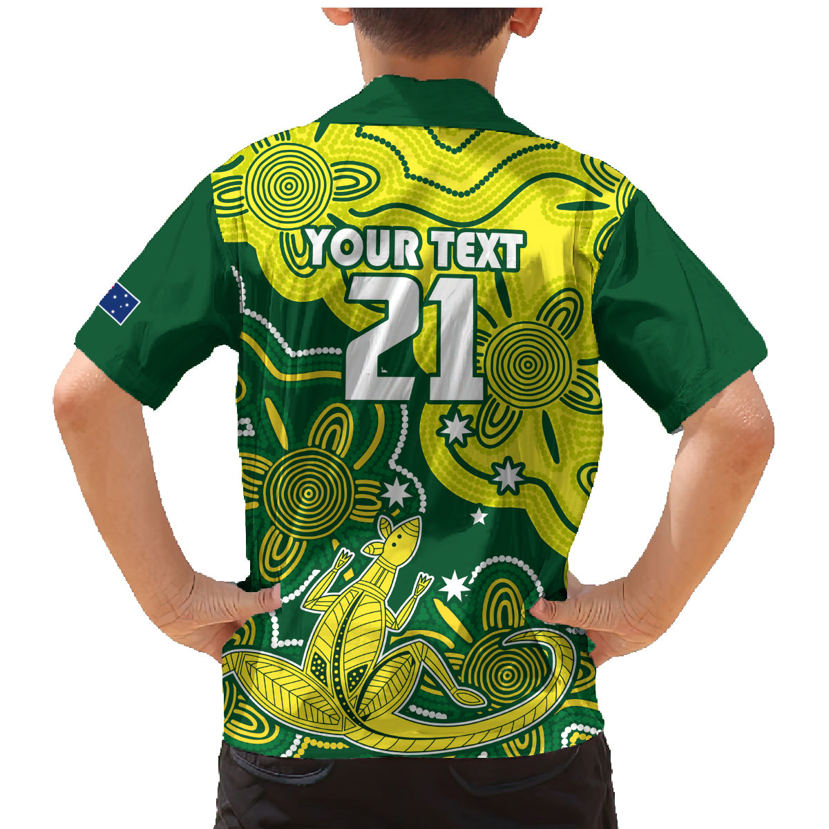 custom-australia-cricket-family-matching-mermaid-dress-and-hawaiian-shirt-go-aussie-world-cup-2023-aboriginal-style-unique