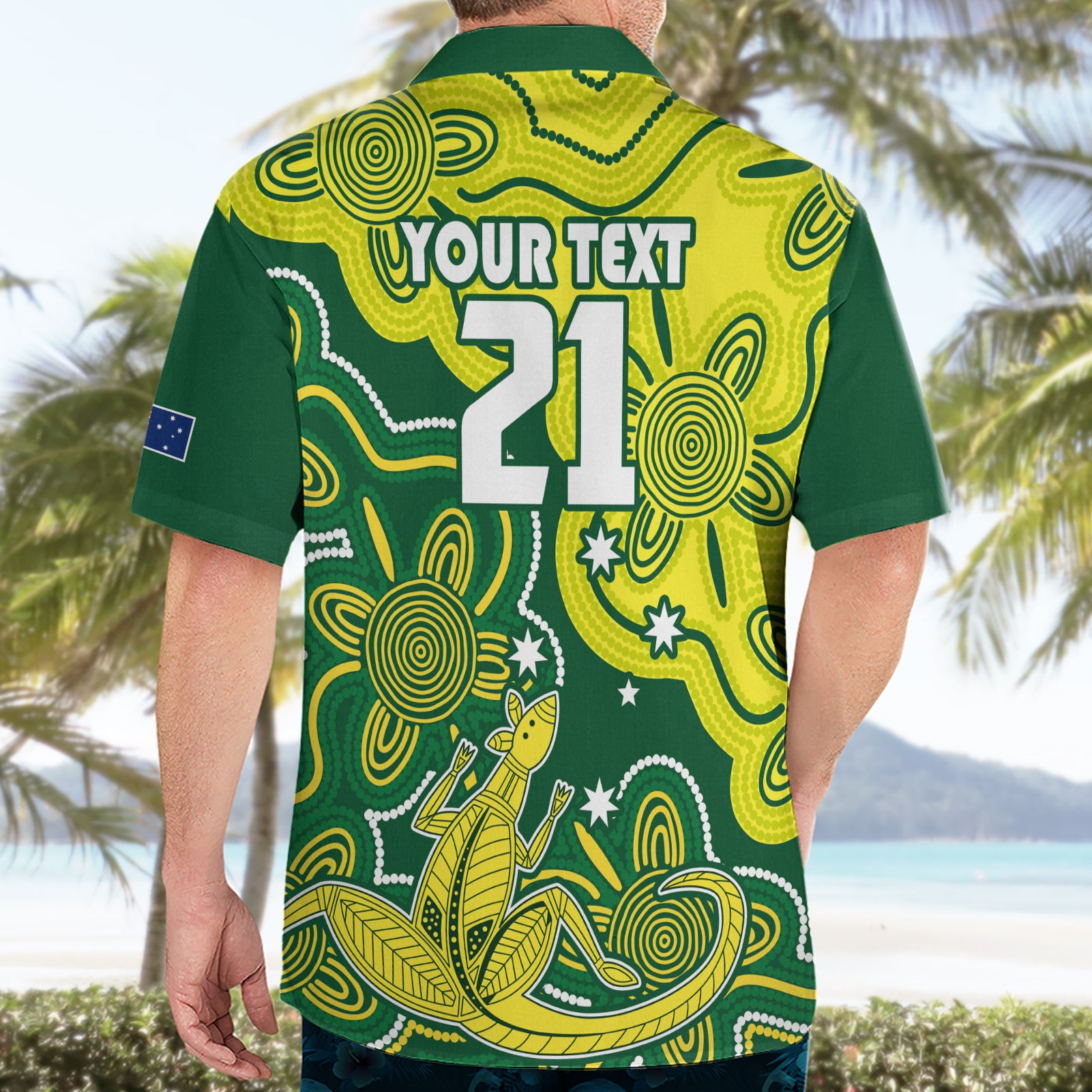 Custom Australia Cricket Hawaiian Shirt Go Aussie World Cup 2023 Aboriginal Style Unique - Vibe Hoodie Shop