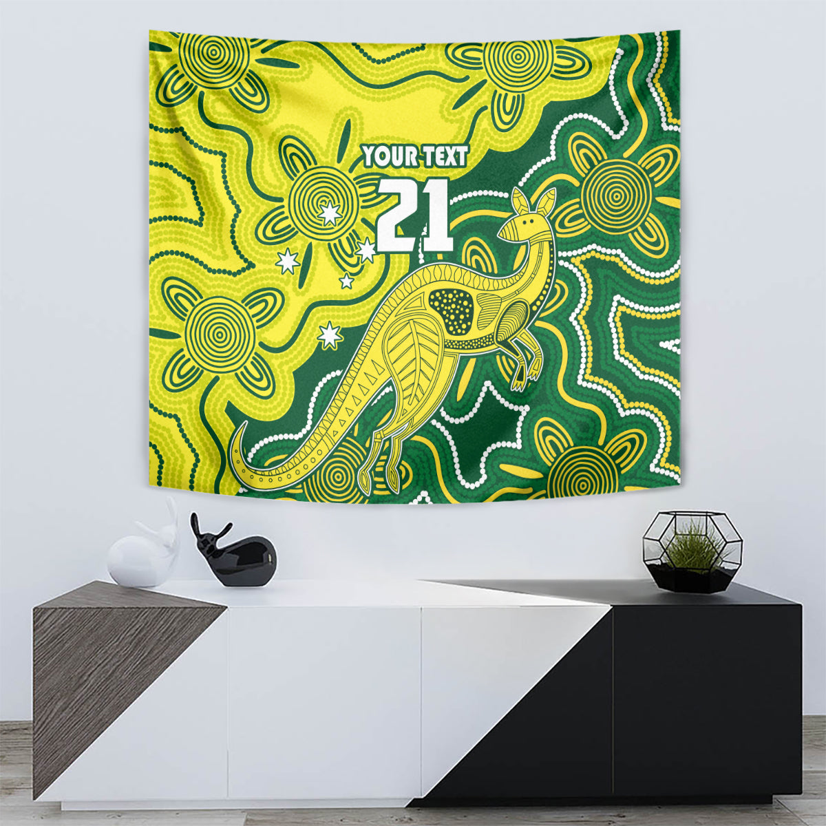 Custom Australia Cricket Tapestry Go Aussie World Cup 2023 Aboriginal Style Unique - Vibe Hoodie Shop