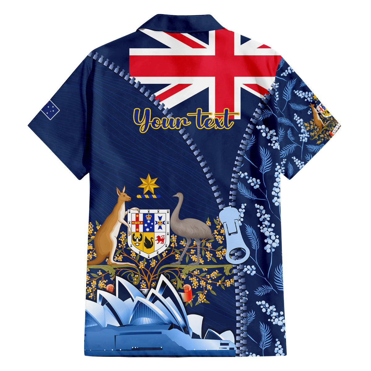 Personalised Happy Australia Day 26 January Family Matching Long Sleeve Bodycon Dress and Hawaiian Shirt LT9