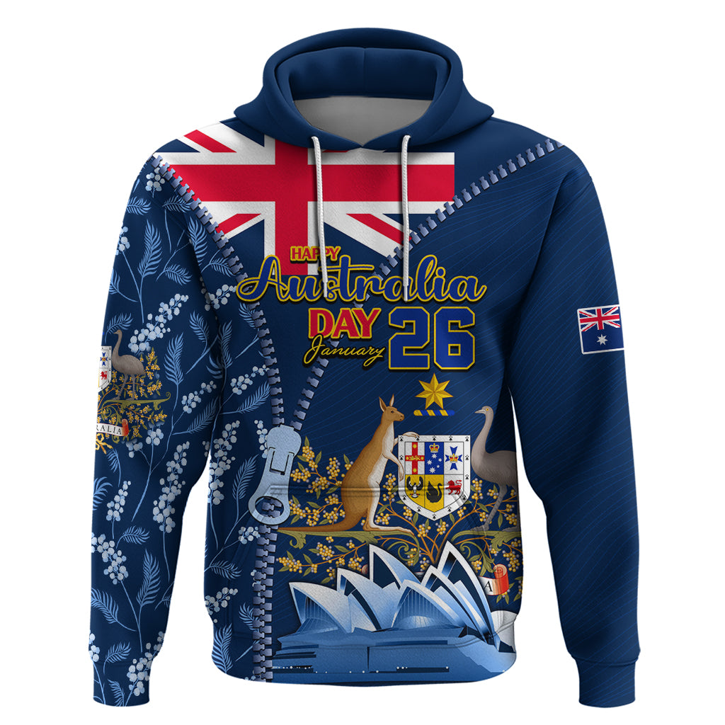 Personalised Happy Australia Day 26 January Hoodie Dress - Vibe Hoodie Shop