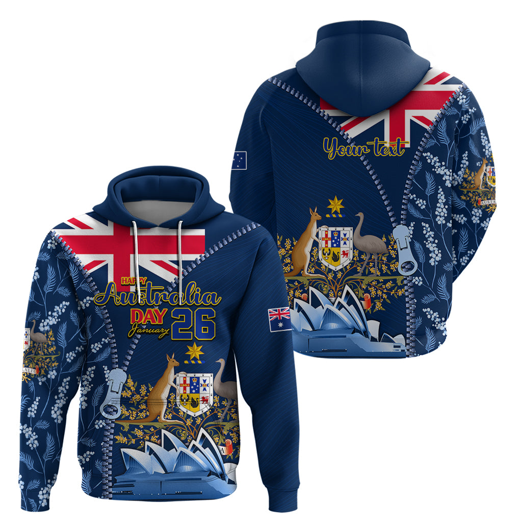 Personalised Happy Australia Day 26 January Hoodie Dress - Vibe Hoodie Shop