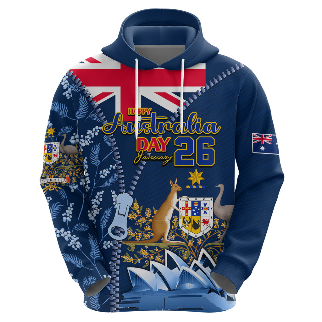 Personalised Happy Australia Day 26 January Hoodie Dress - Vibe Hoodie Shop