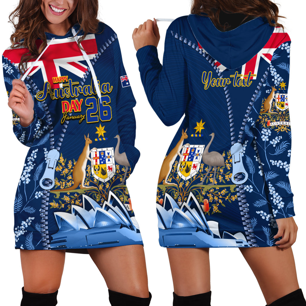 Personalised Happy Australia Day 26 January Hoodie LT9 - Vibe Hoodie Shop