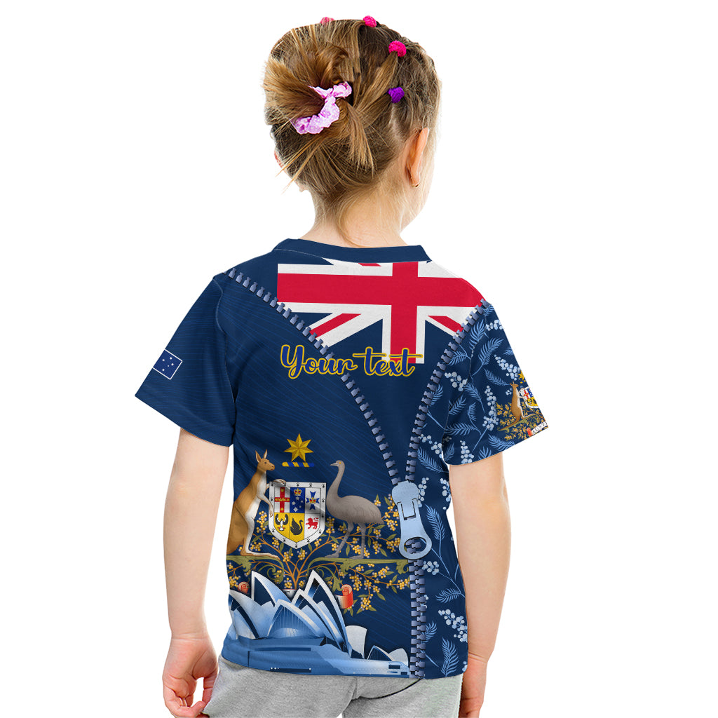 Personalised Happy Australia Day 26 January Kid T Shirt - Vibe Hoodie Shop