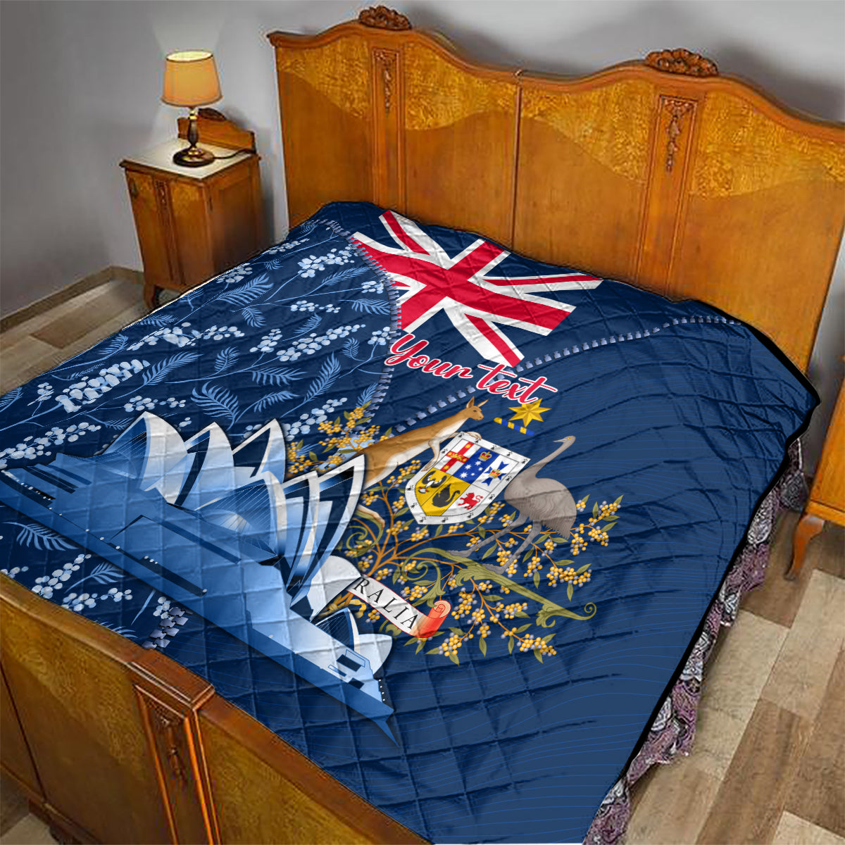 Personalised Happy Australia Day 26 January Quilt - Vibe Hoodie Shop