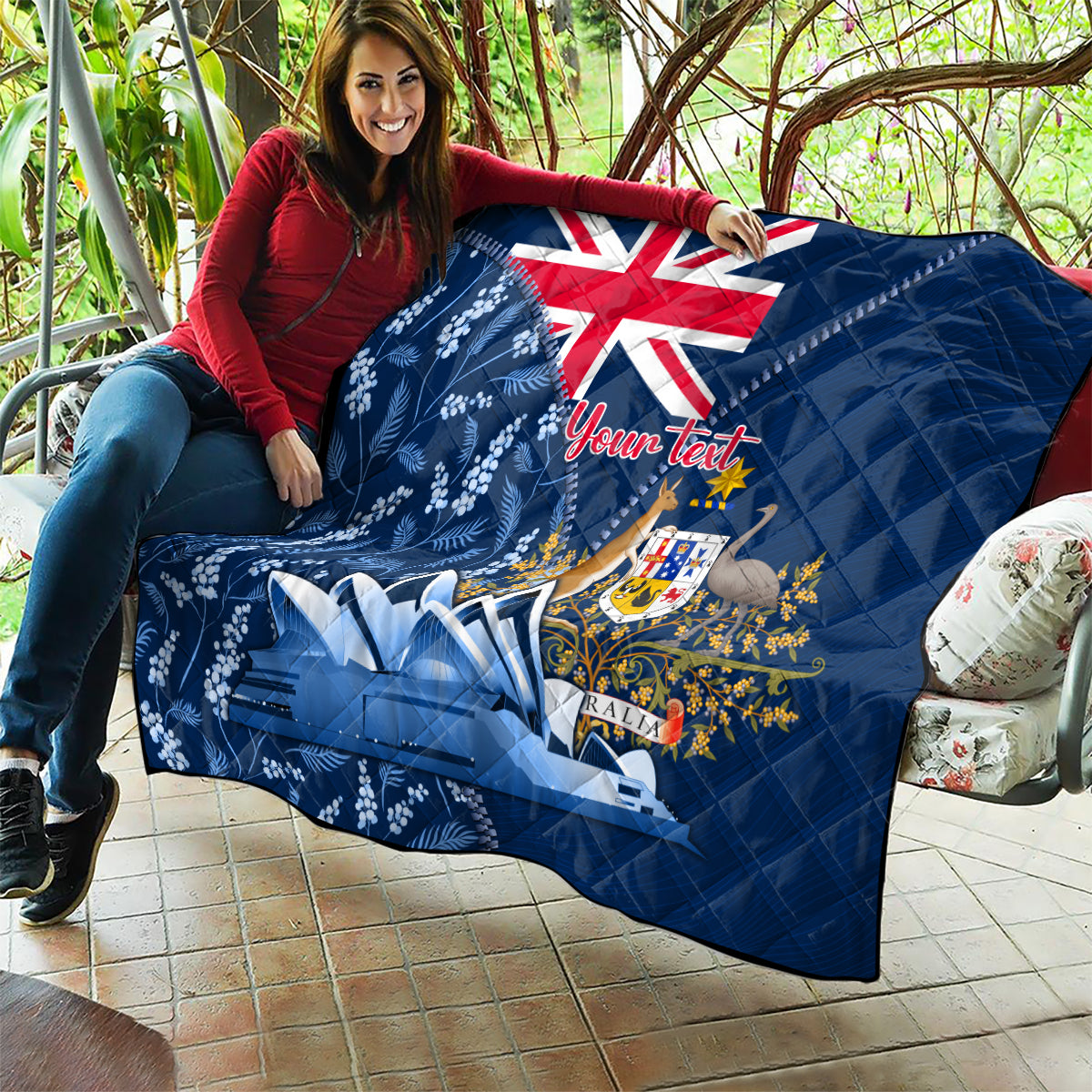 Personalised Happy Australia Day 26 January Quilt - Vibe Hoodie Shop