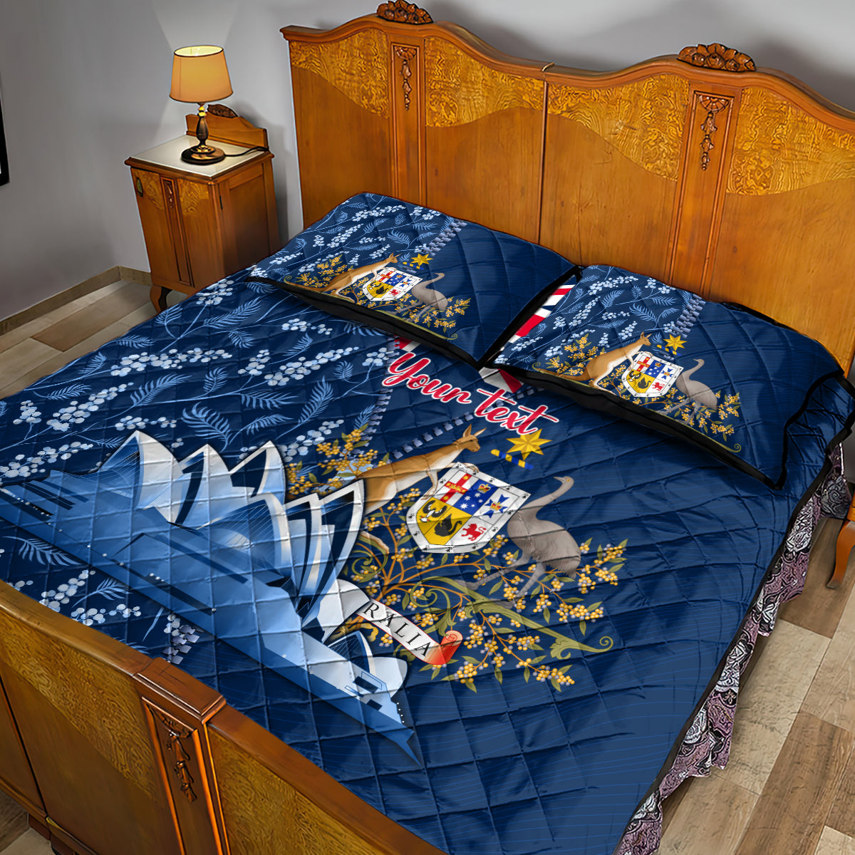 Personalised Happy Australia Day 26 January Quilt Bed Set - Vibe Hoodie Shop