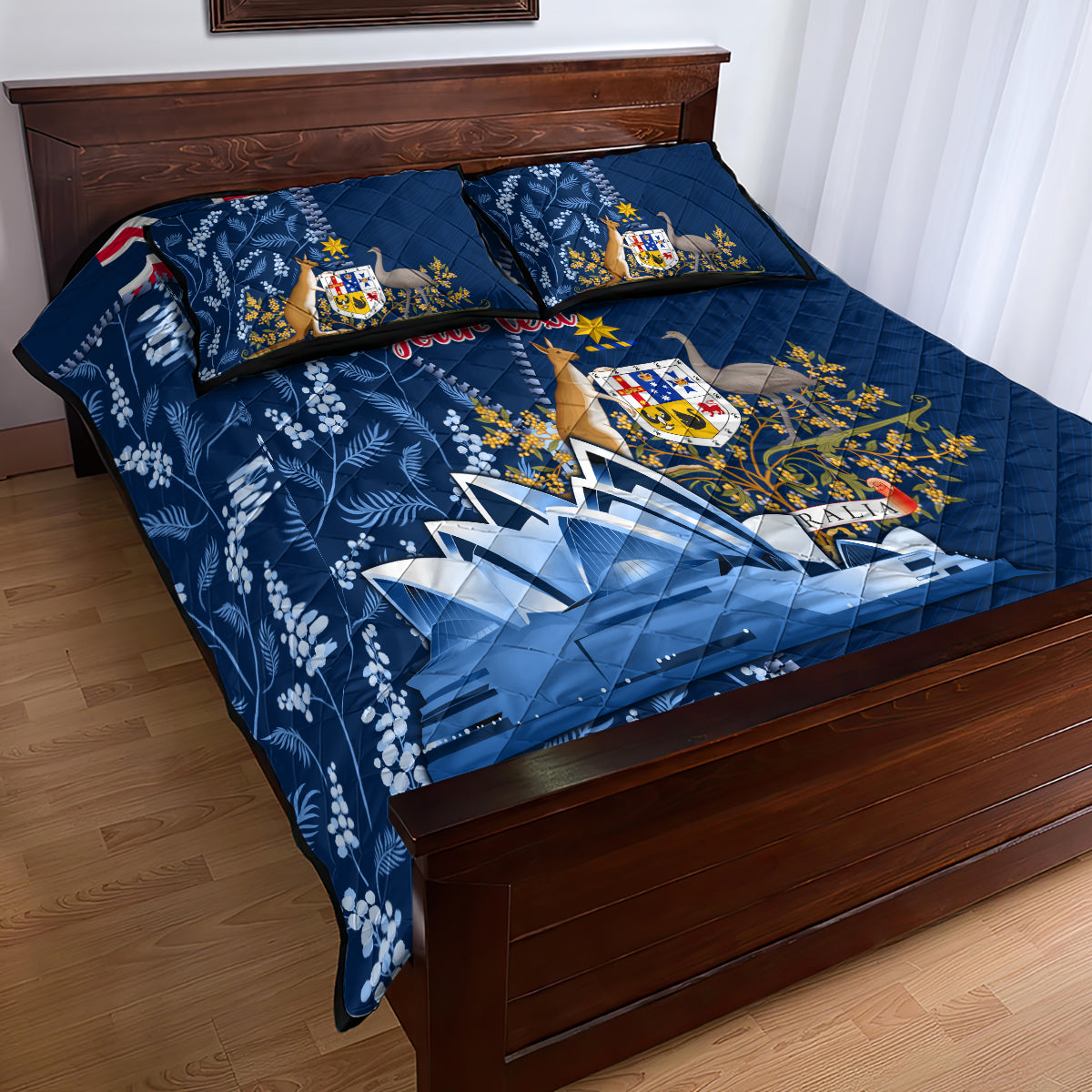 Personalised Happy Australia Day 26 January Quilt Bed Set - Vibe Hoodie Shop