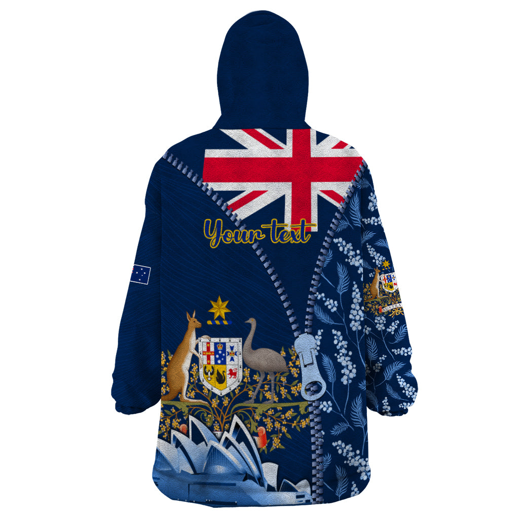 Personalised Happy Australia Day 26 January Wearable Blanket Hoodie - Vibe Hoodie Shop