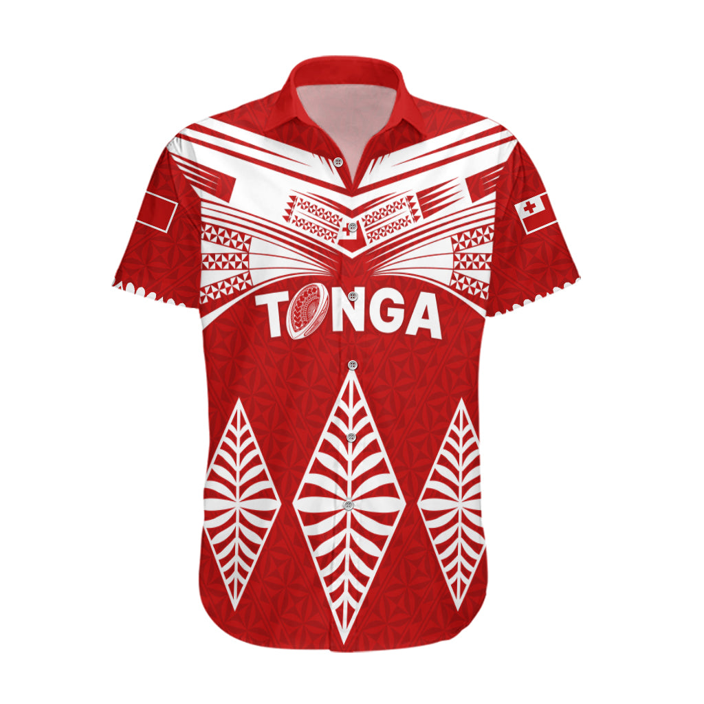 Tonga Rugby Hawaiian Shirt Proud Tongan Ngatu Kupesi World Cup 2023 No1 - Vibe Hoodie Shop