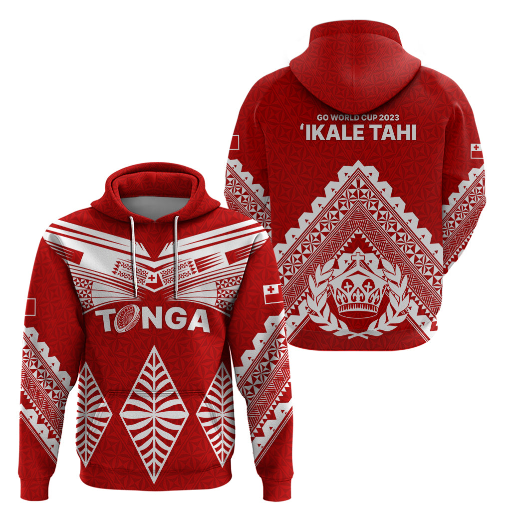 Tonga Rugby Hoodie Proud Tongan Ngatu Kupesi World Cup 2023 No1 LT9 - Vibe Hoodie Shop