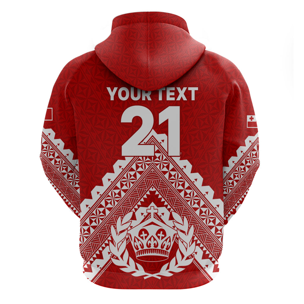 Custom Tonga Rugby Hoodie Proud Tongan Ngatu Kupesi World Cup 2023 No1 LT9 - Vibe Hoodie Shop