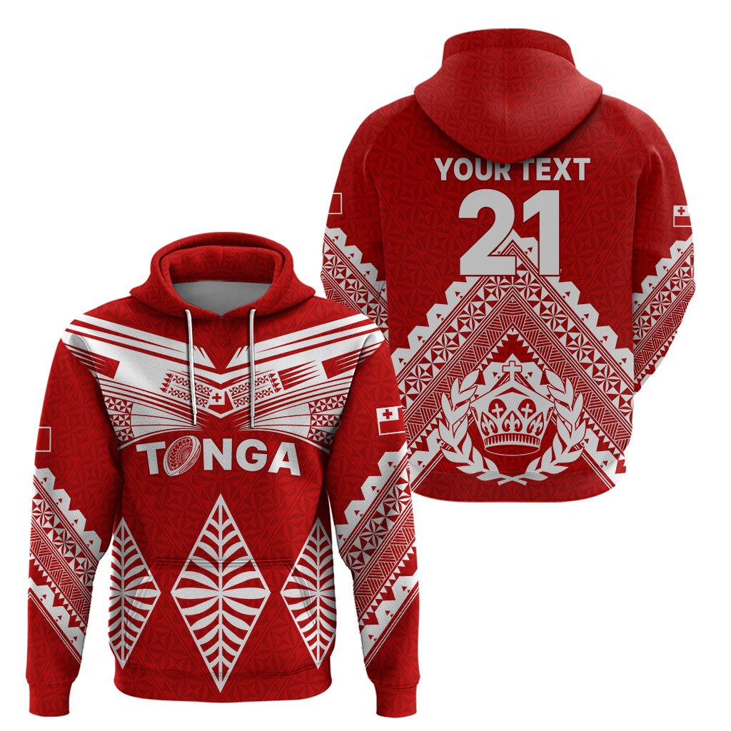 Custom Tonga Rugby Hoodie Proud Tongan Ngatu Kupesi World Cup 2023 No1 LT9 - Vibe Hoodie Shop