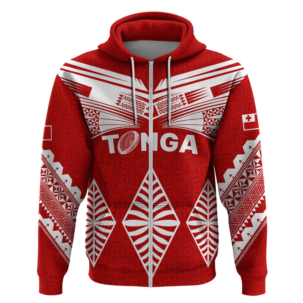Custom Tonga Rugby Hoodie Proud Tongan Ngatu Kupesi World Cup 2023 No1 LT9 - Vibe Hoodie Shop