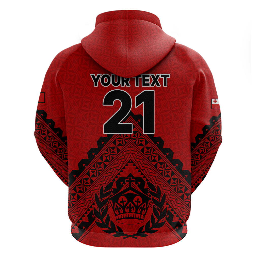Custom Tonga Rugby Hoodie Proud Tongan Ngatu Kupesi World Cup 2023 No2 LT9 - Vibe Hoodie Shop