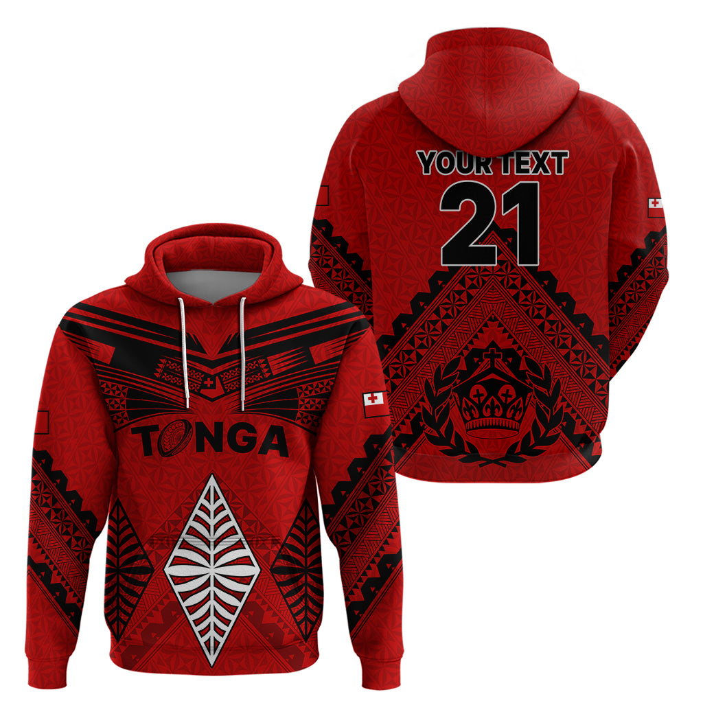 Custom Tonga Rugby Hoodie Proud Tongan Ngatu Kupesi World Cup 2023 No2 LT9 - Vibe Hoodie Shop