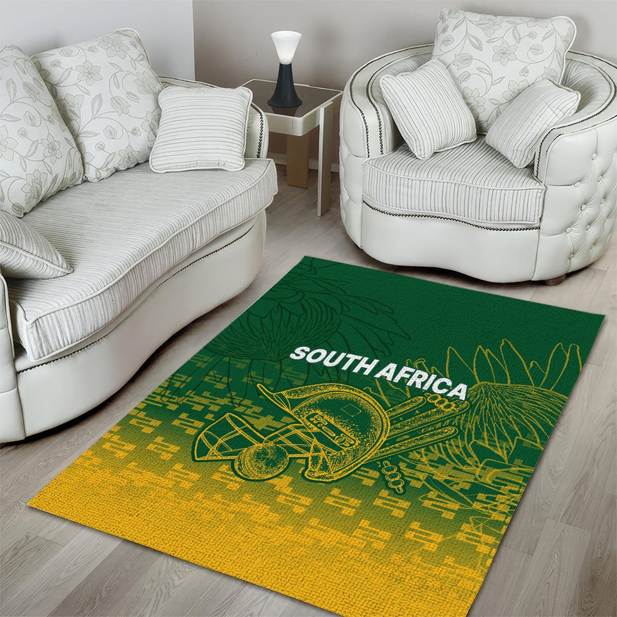 South Africa Cricket Area Rug Go Proteas World Cup Version 2023 Sproty - Vibe Hoodie Shop