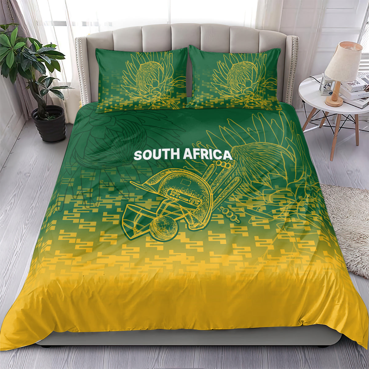 South Africa Cricket Bedding Set Go Proteas World Cup Version 2023 Sproty - Vibe Hoodie Shop