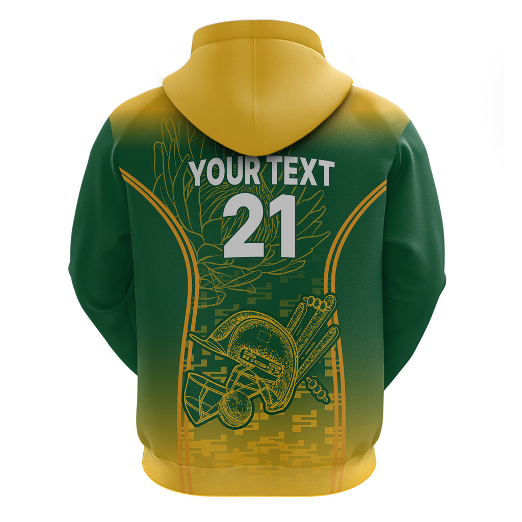 Custom South Africa Cricket Hoodie Go Proteas World Cup Version 2023 Sproty LT9 - Vibe Hoodie Shop