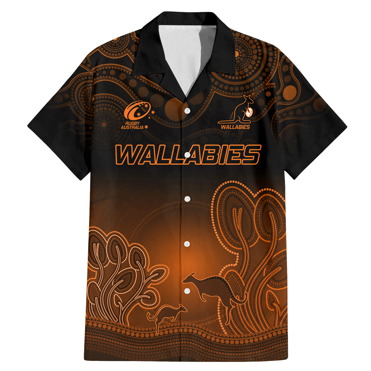 custom-australia-wallabies-rugby-family-matching-mermaid-dress-and-hawaiian-shirt-the-starry-night-indigenous