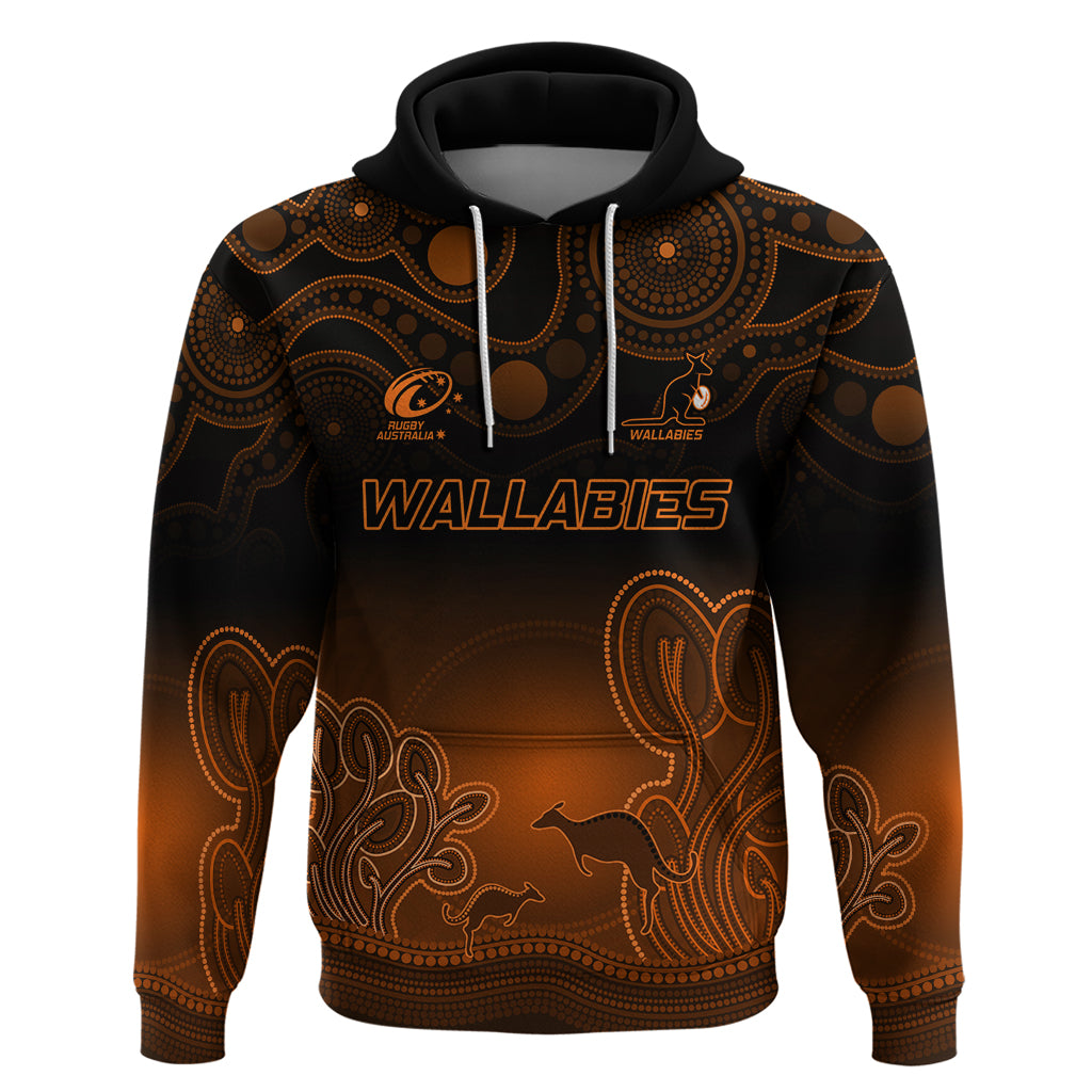 Custom Australia Wallabies Rugby Hoodie The Starry Night Indigenous LT9 - Vibe Hoodie Shop