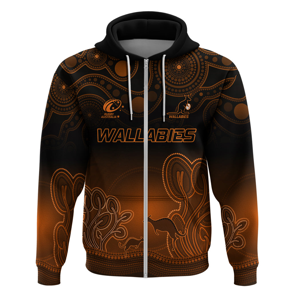 Custom Australia Wallabies Rugby Hoodie The Starry Night Indigenous LT9 - Vibe Hoodie Shop