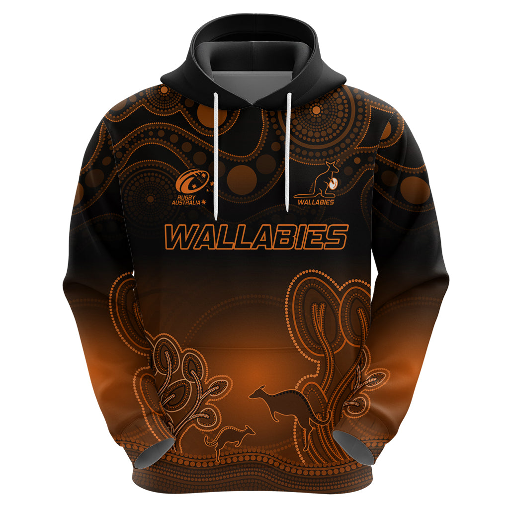 Custom Australia Wallabies Rugby Hoodie The Starry Night Indigenous LT9 - Vibe Hoodie Shop