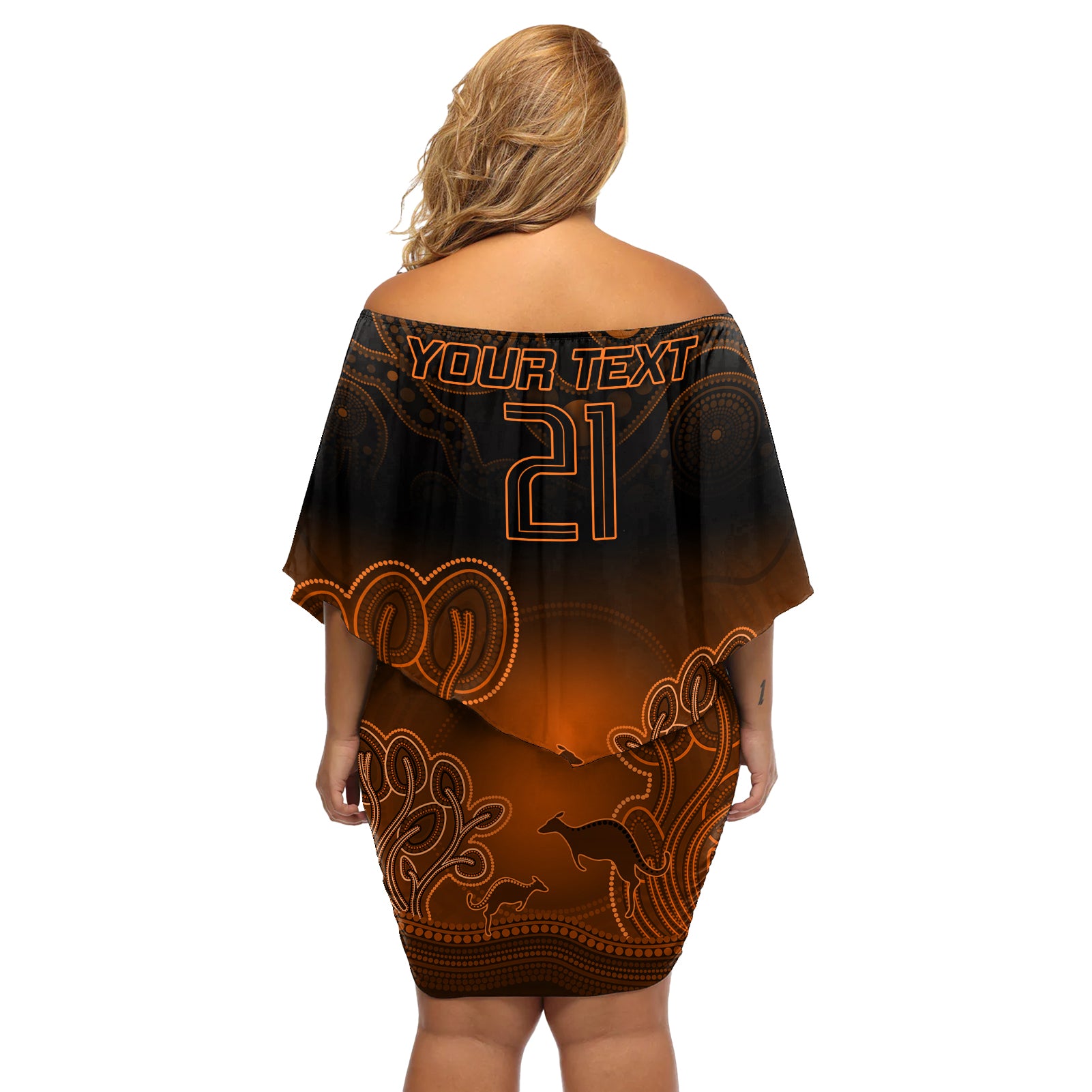 custom-australia-wallabies-rugby-off-shoulder-short-dress-the-starry-night-indigenous