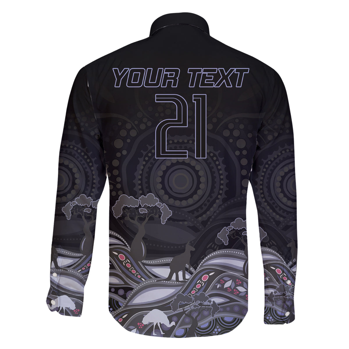 custom-cowboys-rugby-family-matching-long-sleeve-bodycon-dress-and-hawaiian-shirt-the-starry-night-indigenous