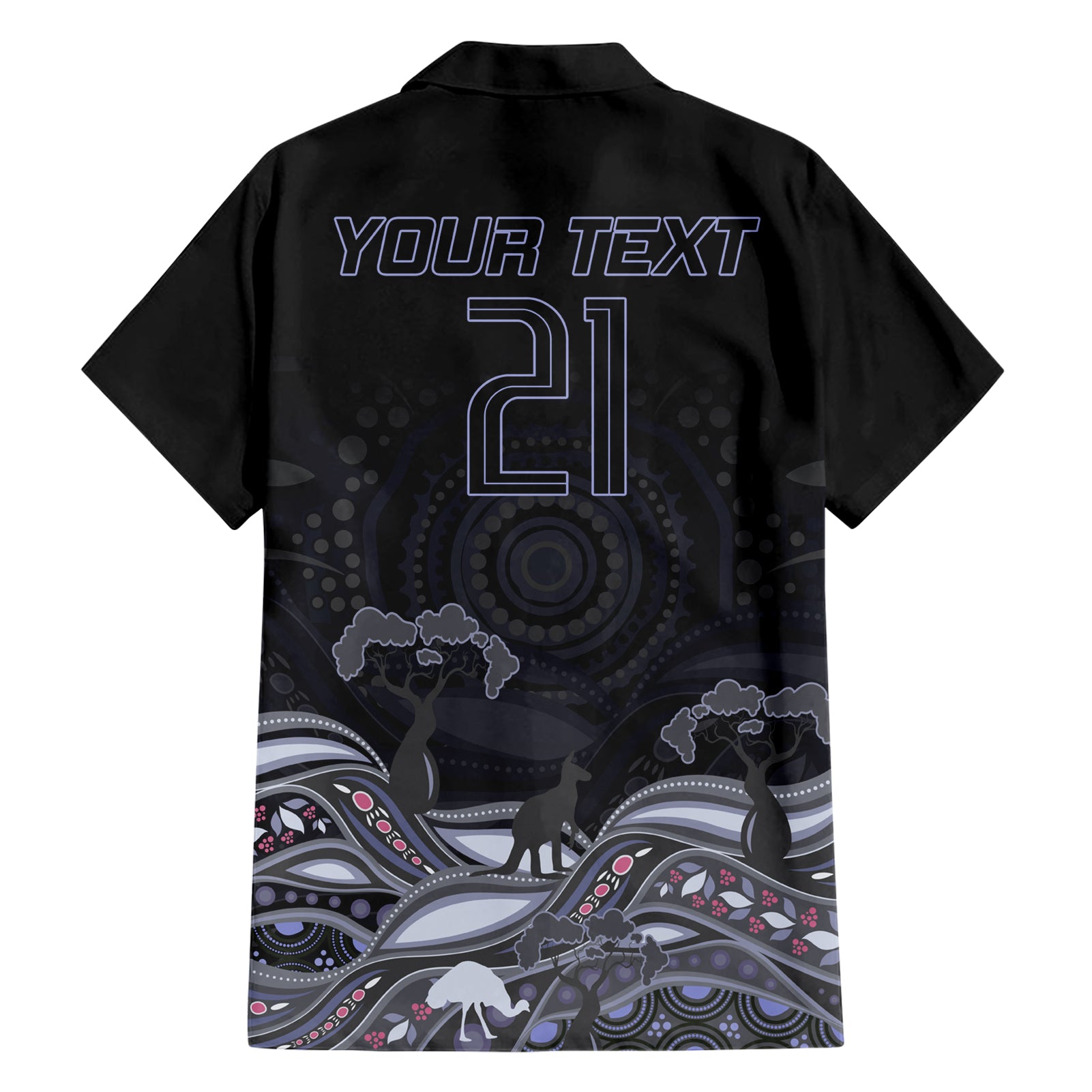 Custom Cowboys Rugby Hawaiian Shirt The Starry Night Indigenous - Vibe Hoodie Shop