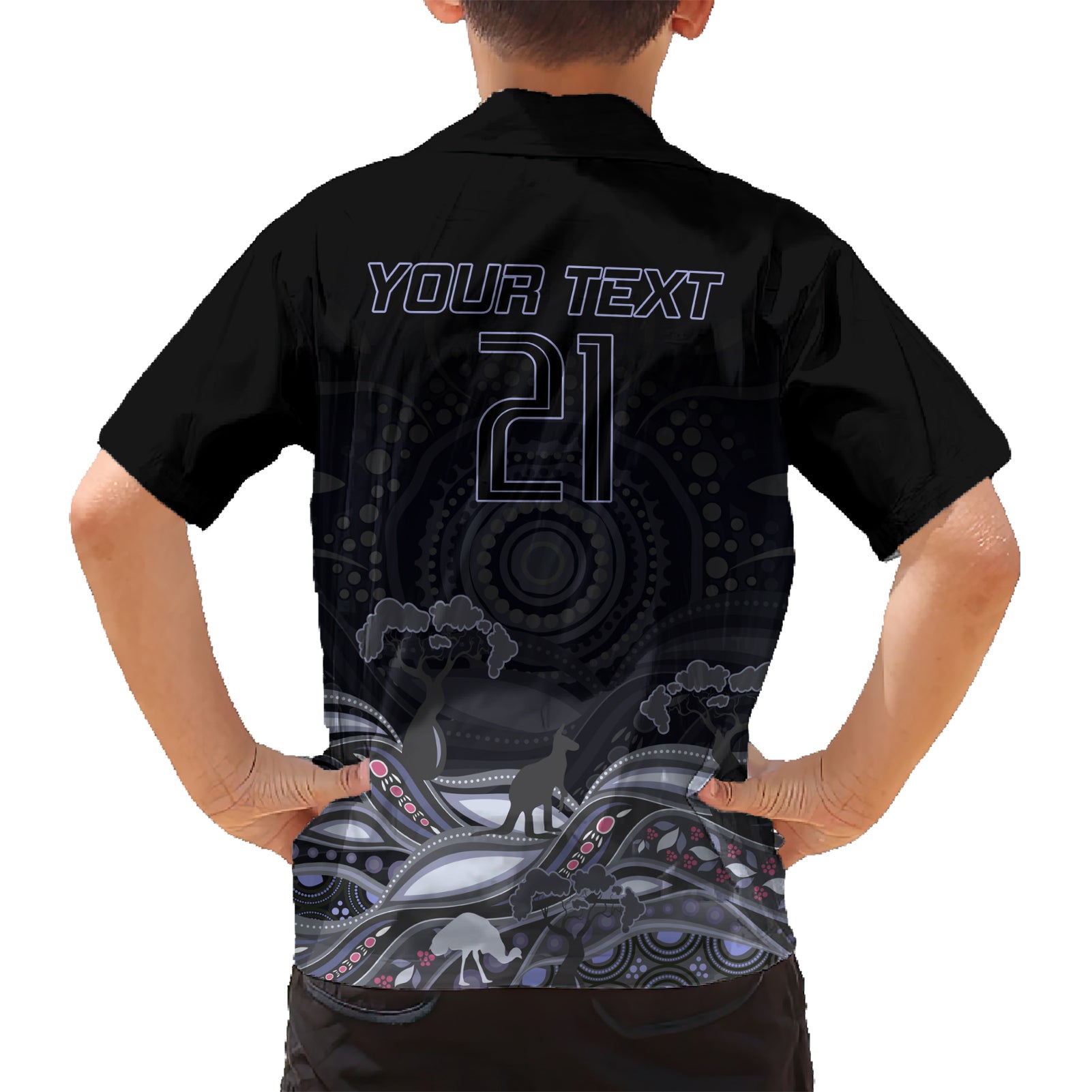 Custom Cowboys Rugby Hawaiian Shirt The Starry Night Indigenous - Vibe Hoodie Shop