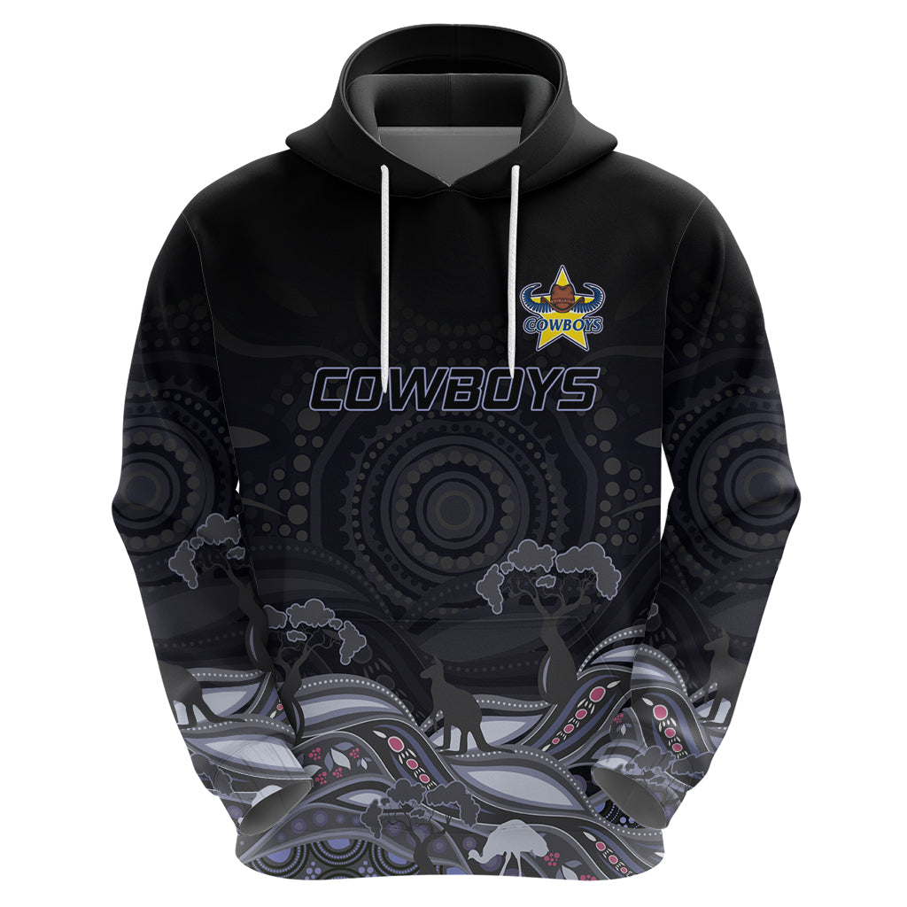 Custom Cowboys Rugby Hoodie The Starry Night Indigenous LT9 - Vibe Hoodie Shop
