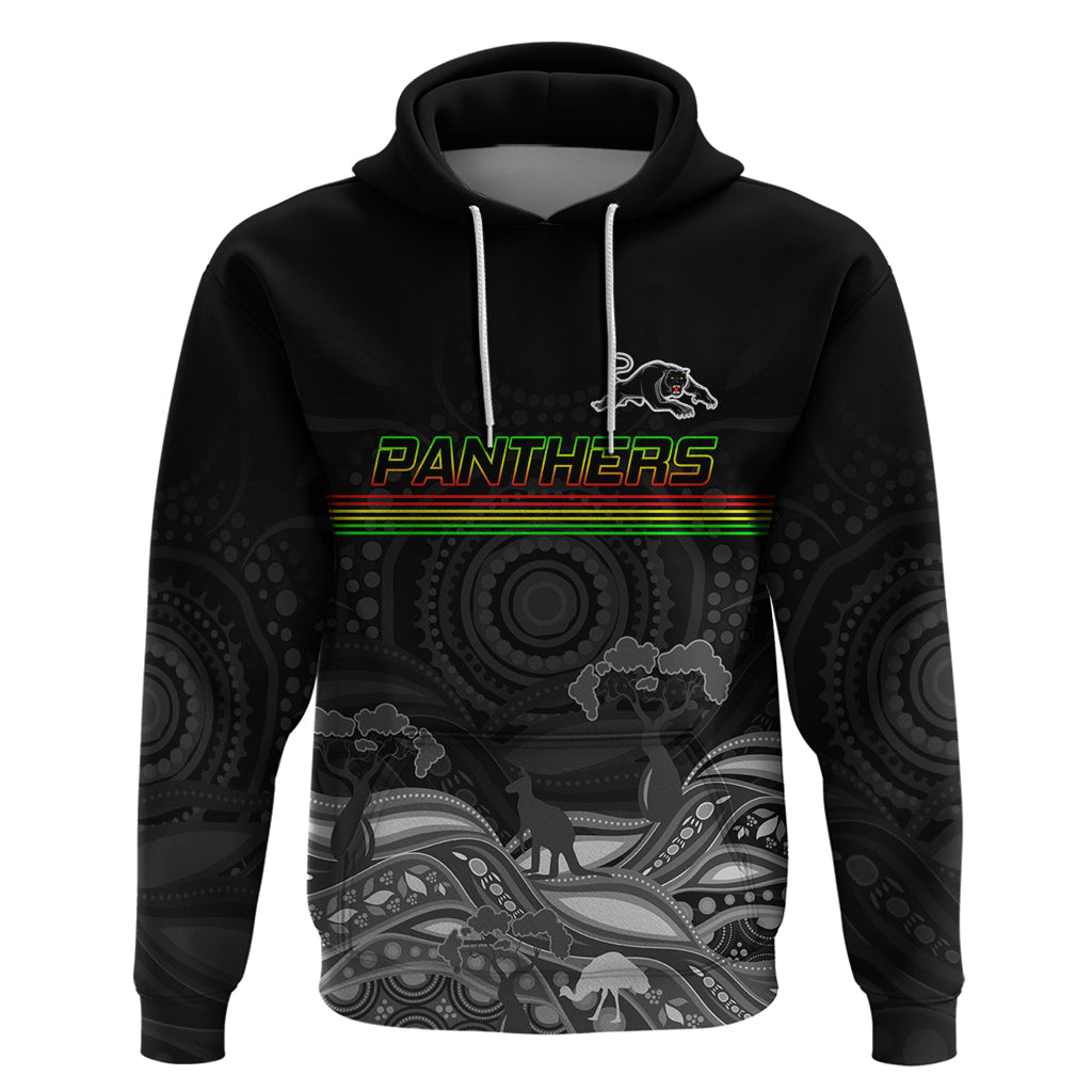Custom Panthers Rugby Hoodie The Starry Night Indigenous LT9 - Vibe Hoodie Shop