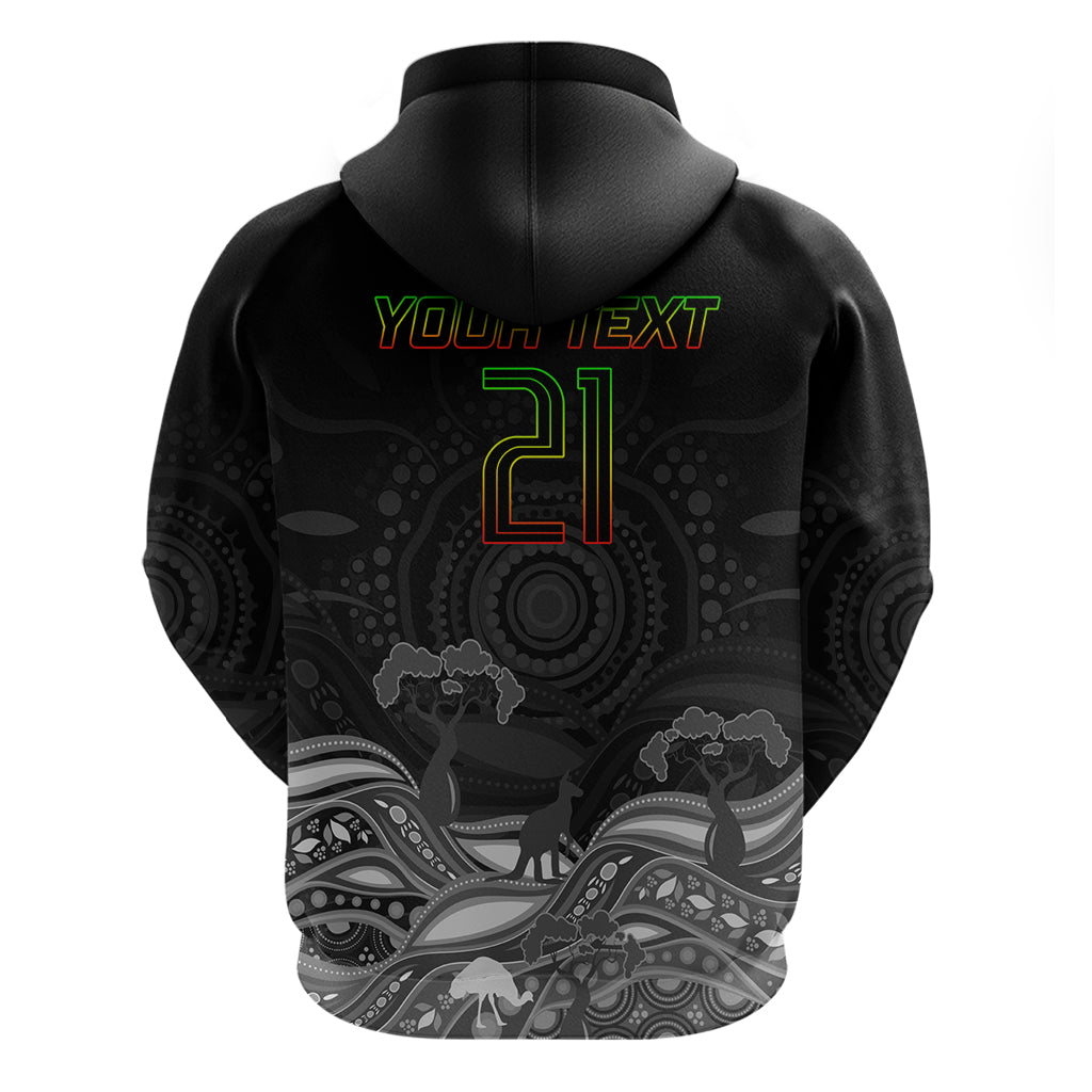Custom Panthers Rugby Hoodie The Starry Night Indigenous LT9 - Vibe Hoodie Shop