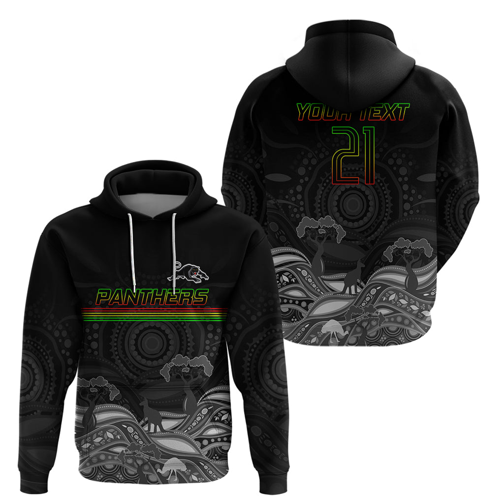 Custom Panthers Rugby Hoodie The Starry Night Indigenous LT9 - Vibe Hoodie Shop