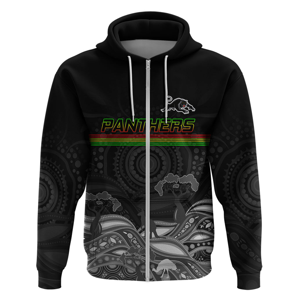Custom Panthers Rugby Hoodie The Starry Night Indigenous LT9 - Vibe Hoodie Shop