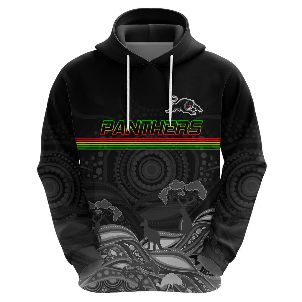 Custom Panthers Rugby Hoodie The Starry Night Indigenous LT9 - Vibe Hoodie Shop