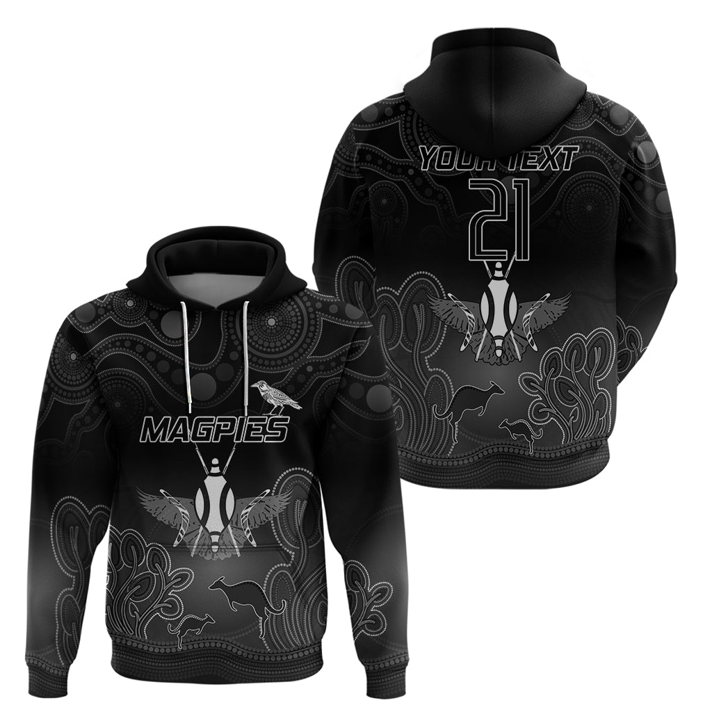 Collingwood Football Hoodie Magpies The Starry Night Indigenous LT9 - Vibe Hoodie Shop