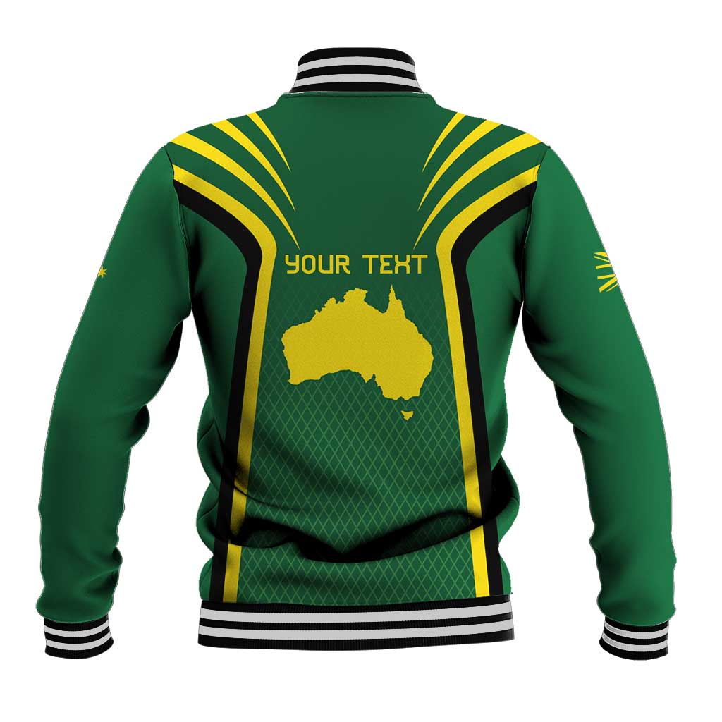 Australia Day 26 January Personalised Baseball Jacket With National Color - Vibe Hoodie Shop