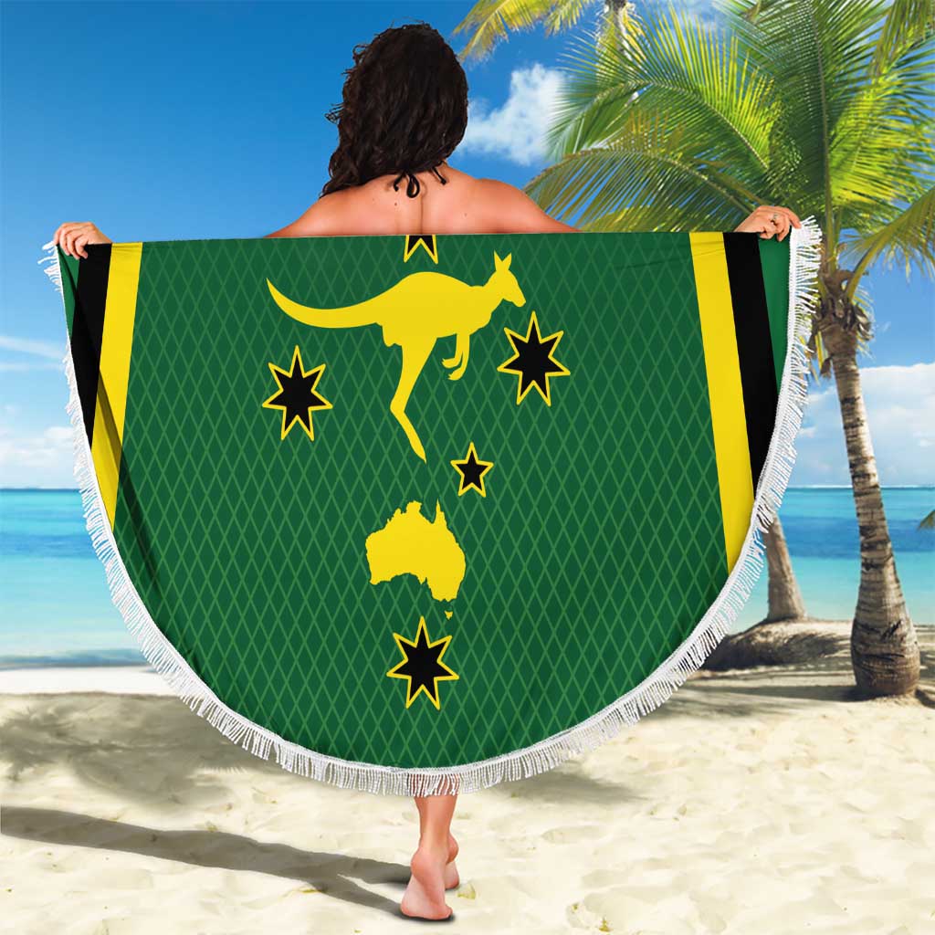 Australia Day 26 January Personalised Beach Blanket With National Color